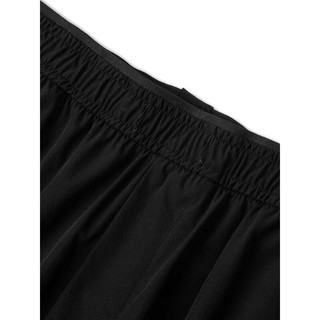 GXG 男装 口袋撞色休闲短裤直筒运动裤 24年夏G24X222030 黑色 170/M