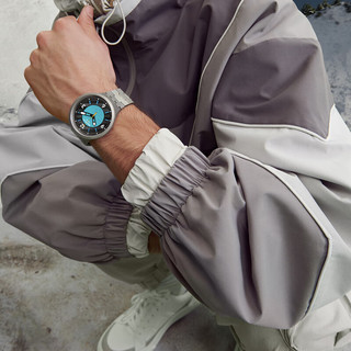 斯沃琪（Swatch）瑞士手表自然灵感系列霜华交响开学男女时尚石英表 SB07S116G