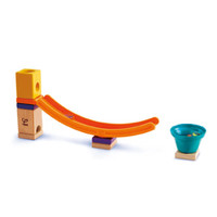 Hape 夸得瑞拉升级配件-滑梯响铃滚珠积木木制儿童宝宝益智玩具4岁