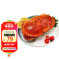 鲟食 面包蟹超大英国熟冻 全母膏蟹大螃蟹黄道蟹海鲜水产 800-1000g/只