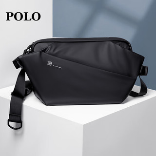 POLO胸包男士休闲耐磨斜挎包男大容量单肩包运动挎包通勤iPad包手机包