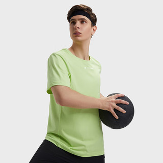 HOTSUIT后秀运动科技T恤男女款2024夏季吸湿速干休闲短袖 卡其绿 XL