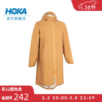 HOKA ONE ONE男女款春夏全拉链户外风衣HIGHLANDS FZ JACKET 轻量 蜜色 S