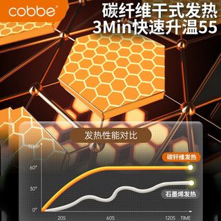 卡贝（cobbe） 电热毛巾架卫生间智能电动毛巾碳纤维加热浴室除湿杀菌浴巾架 雅白-左线【全热+智能APP】