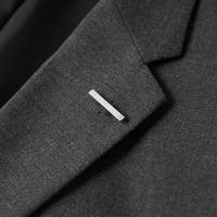 PEACEBIRD 太平鸟 男士黑色修身西服 B1BAC3X0586