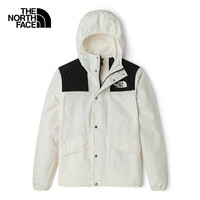 THE NORTH FACE 北面 防风夹克男户外舒适防风单层夹克风衣5JYN 米白色/QLI L