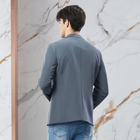 柒牌男士西装24春夏新郎结婚正装西服外套【瞬间凉感】126JC70430 中灰 B48 175/96B