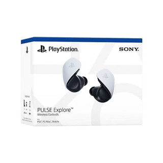 SONY 索尼 PULSE Explore PS5游戏机无线蓝牙耳机持久续航游戏耳机入耳式 白色