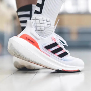 阿迪达斯 （adidas）休闲鞋男鞋春季运动鞋Ultraboost减震轻便跑步鞋HQ6351 HQ6351白蓝红 42.5