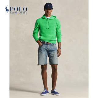 Polo Ralph Lauren 拉夫劳伦 男装 24年春羊绒连帽针织毛衫RL18057 300-绿色 XS