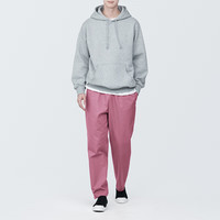 無印良品 MUJI 男式 丝光斜纹轻便裤 男士休闲裤 XL (180/92A)