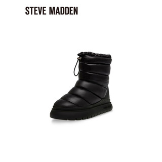 史蒂夫·马登 STEVE MADDEN/思美登冬棉靴冬时尚雪地靴女 ICELAND 黑色 35