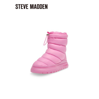 STEVE MADDEN/思美登冬棉靴冬时尚雪地靴女 ICELAND 粉色 39