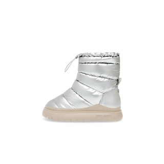 STEVE MADDEN/思美登冬棉靴冬时尚雪地靴女 ICELAND 银色 37