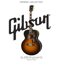 Gibson 吉普森民谣吉他SJ-200 Original VS 日落色电箱美产美产专业演奏