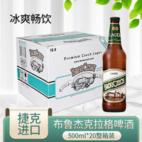 BROUCZECH 布鲁杰克 啤酒 拉格啤酒 500ml*20瓶