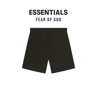 FEAR OF GOD ESSENTIALS胶印LOGO系列棉质短裤美式高街潮牌高端抽绳宽松时尚舒适短裤 海豹灰 XL