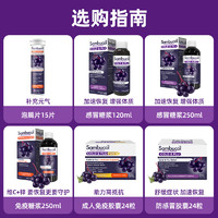 Sambucol 黑接骨木小黑果全家通用预防感冒糖浆 250ml