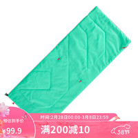 DECATHLON 迪卡侬 睡袋户外露营加厚保暖室内午休旅行酒店隔脏浅草色均码-4767352