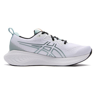 ASICS 亚瑟士 男鞋跑步鞋GEL-CUMULUS 25软底缓震透气运动跑鞋1011B621 白色-2 42