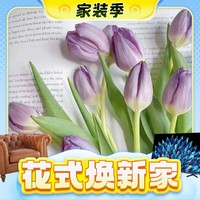 3.8焕新、家装季：混色郁金香种球 3个＋玻璃瓶＋营养液＋白色石子