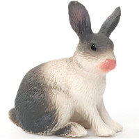 MECHILE 玛奇乐 儿童认知仿真动物模型玩具十二生肖鼠牛虎兔龙蛇马羊猴生日礼物 兔