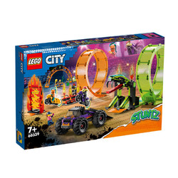 LEGO 乐高 城市系列60339双环特技表演场积木玩具