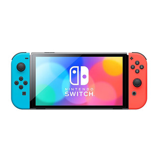 Nintendo Switch 任天堂 Oled版/续航增强款（海外版） NS体感游戏机 即发 Switch OLED 红蓝 【港版】