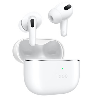 iQOO TWS 2 入耳式真无线动圈主动降噪蓝牙耳机 电光白