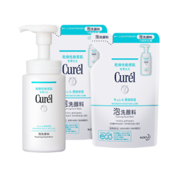 Curél 珂润 Curel 珂润 润浸保湿洁颜泡沫 150ml+补充装130ml