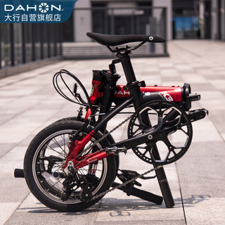 大行（DAHON）折叠自行车通勤款K3迷你14英寸小轮男女式单车KAA433 黑红色