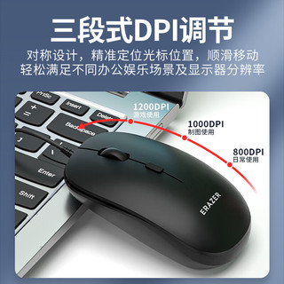 Lenovo 联想 异能者 家用电脑办公 笔记本台式机 USB接口 即插即用 鼠标有线 M300
