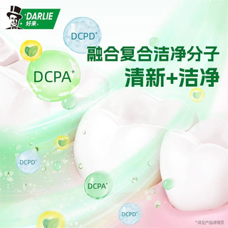 DARLIE 好来 原黑人 双重薄荷牙膏200g*2+175g*2 共750g 囤货装 清新口气