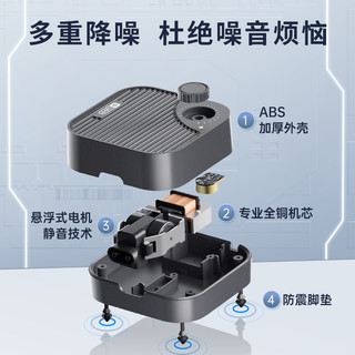 yee 意牌 YKK-303 鱼缸增氧泵 单孔 4.3*3.8*8.2cm 3W