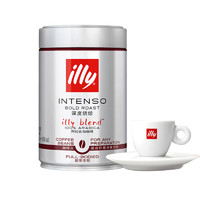 黑卡会员：illy 意利 意大利进口咖啡豆阿拉比卡咖啡深度烘焙氮气保鲜250g/罐   1罐