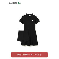 法国拉科斯特 LACOSTE女装24春季时尚修身连衣裙EF3873 031/黑色 42/175