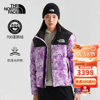 北面（The North Face）羽绒服女2022秋冬户外运动保暖舒适轻便防风休闲外套3XEOIAT 3XEOIAT M