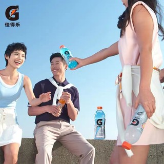 pepsi 百事 可乐佳得乐蓝莓西柚味运动功能饮料1L*12瓶整箱装补充电解质