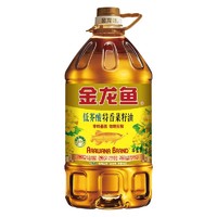 金龙鱼 菜籽油4.5L特香低芥酸菜籽油4.5L  非转基因食用油桶装