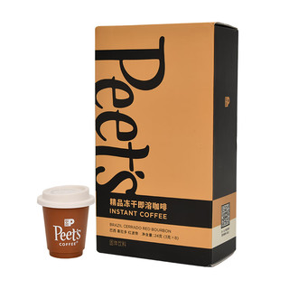 Peet's COFFEE 皮爷peets 冻干即溶咖啡（巴西喜拉多红波旁）24g（3g*8颗）