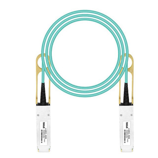 HAILE海乐 QSFP+AOC光纤堆叠线 万兆40G有源直连光缆0.5米 通用华为 H3C 思科 曙光 浪潮等AOC-40G-0.5M AOC 40G