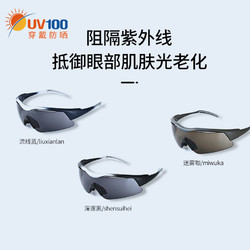 UV100 防晒太阳眼镜夏季男开车新款骑行运动防紫外线运动墨镜21413