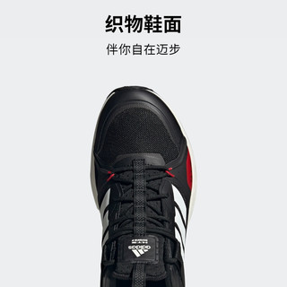 adidas MTS休闲跑步运动鞋男女新年款阿迪达斯轻运动IF9243 黑色/白色/红色 46.5(290mm)