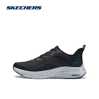 SKECHERS 斯凯奇 云迹2.0超轻回弹舒适网布透气 150026/232631 男款-黑色/蓝色/BKBL 44