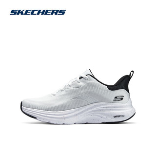 斯凯奇（Skechers）云迹2.0超轻回弹舒适网布透气休闲运动跑步鞋男女款150026/232631 男款-白色/黑色/WBK 46