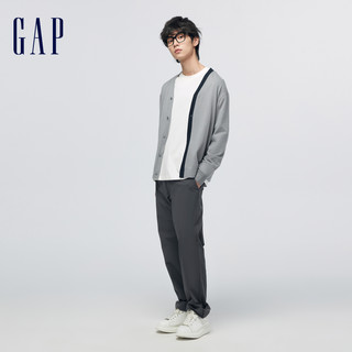 Gap 盖璞 男装春季2024修身运动两面弹轻松裤商务通勤休闲裤887956