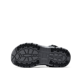 斯凯奇（Skechers）舒适休闲运动凉鞋243111 黑色/BLK 42.5