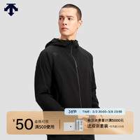 DESCENTE 迪桑特综训训练系列运动男士梭织上衣春季 BK-BLACK 3XL(190/108A)