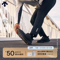 DESCENTE迪桑特跑步系列运动男女同款EASE WIRE春季 BK-黑色 42.5
