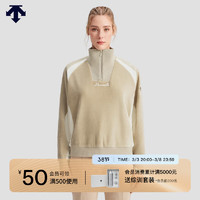 DESCENTE迪桑特 WOMEN’S SKI系列女士针织套头衫 BE-BEIGE L(170/88A)